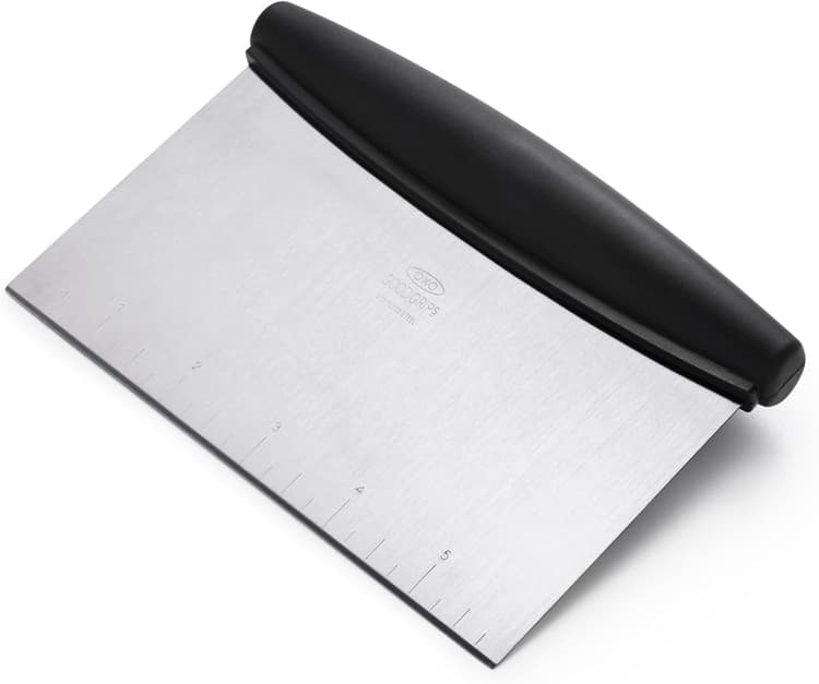 OXO Good Grips stainless steel scraper and chopper