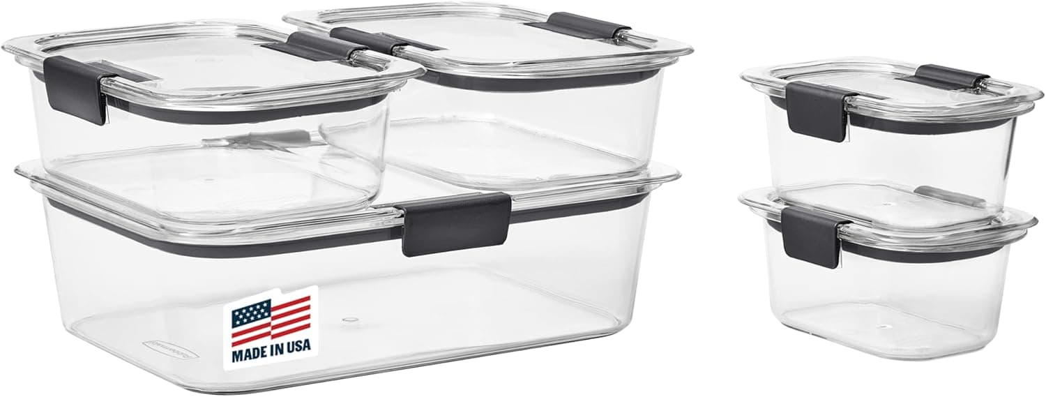 Rubbermaid Brilliance food storage container set