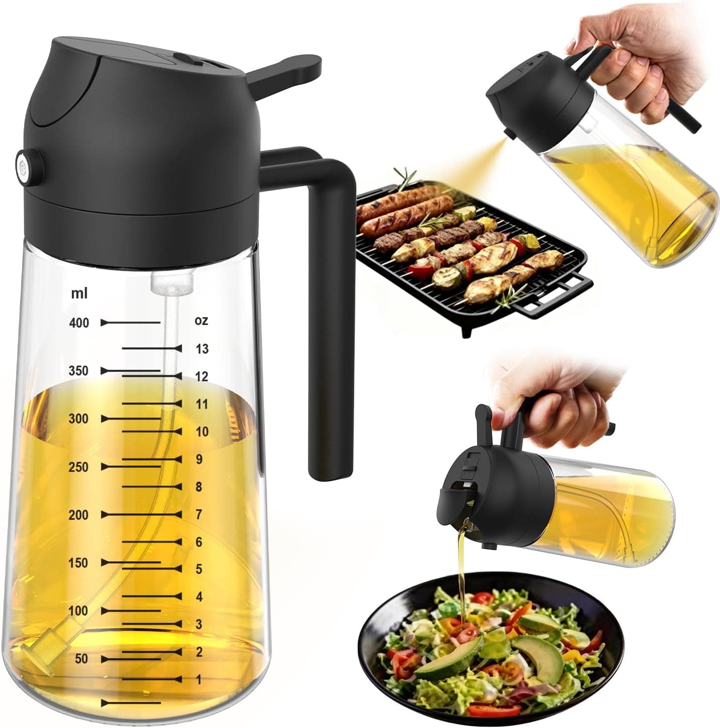 TrendPlain glass olive oil sprayer