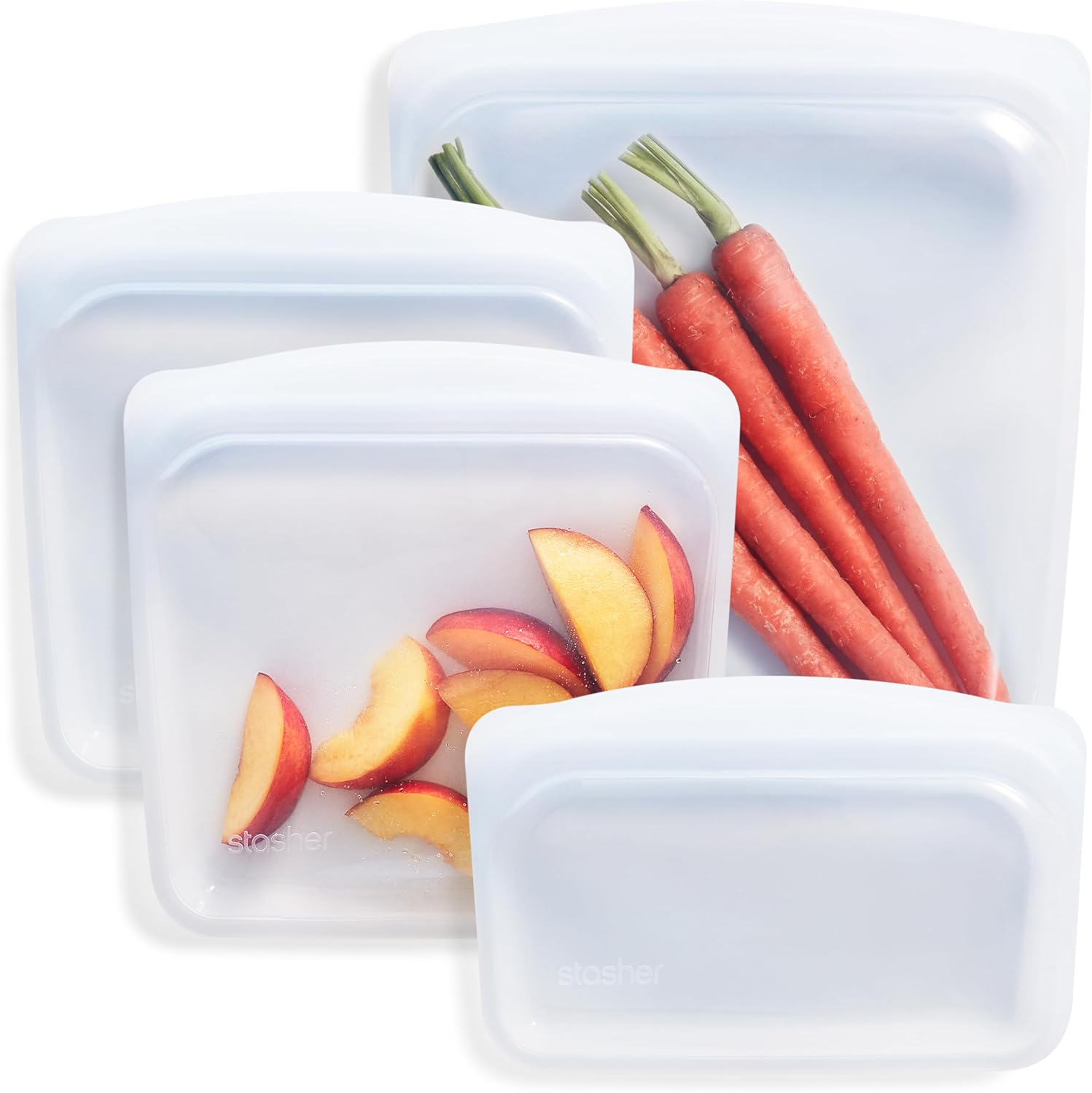 Stasher reusable silicone food storage bags